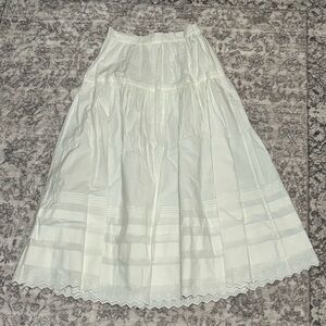🧺🍷Doen SEBASTIANE SKIRT Elegant White Women's Skirt